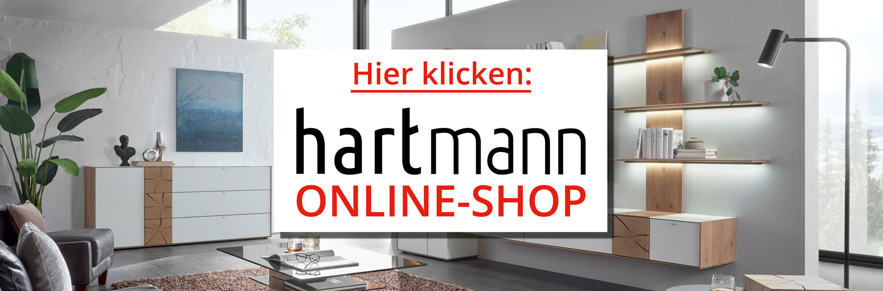 Banner zum Hartmann Möbel Onlineshop