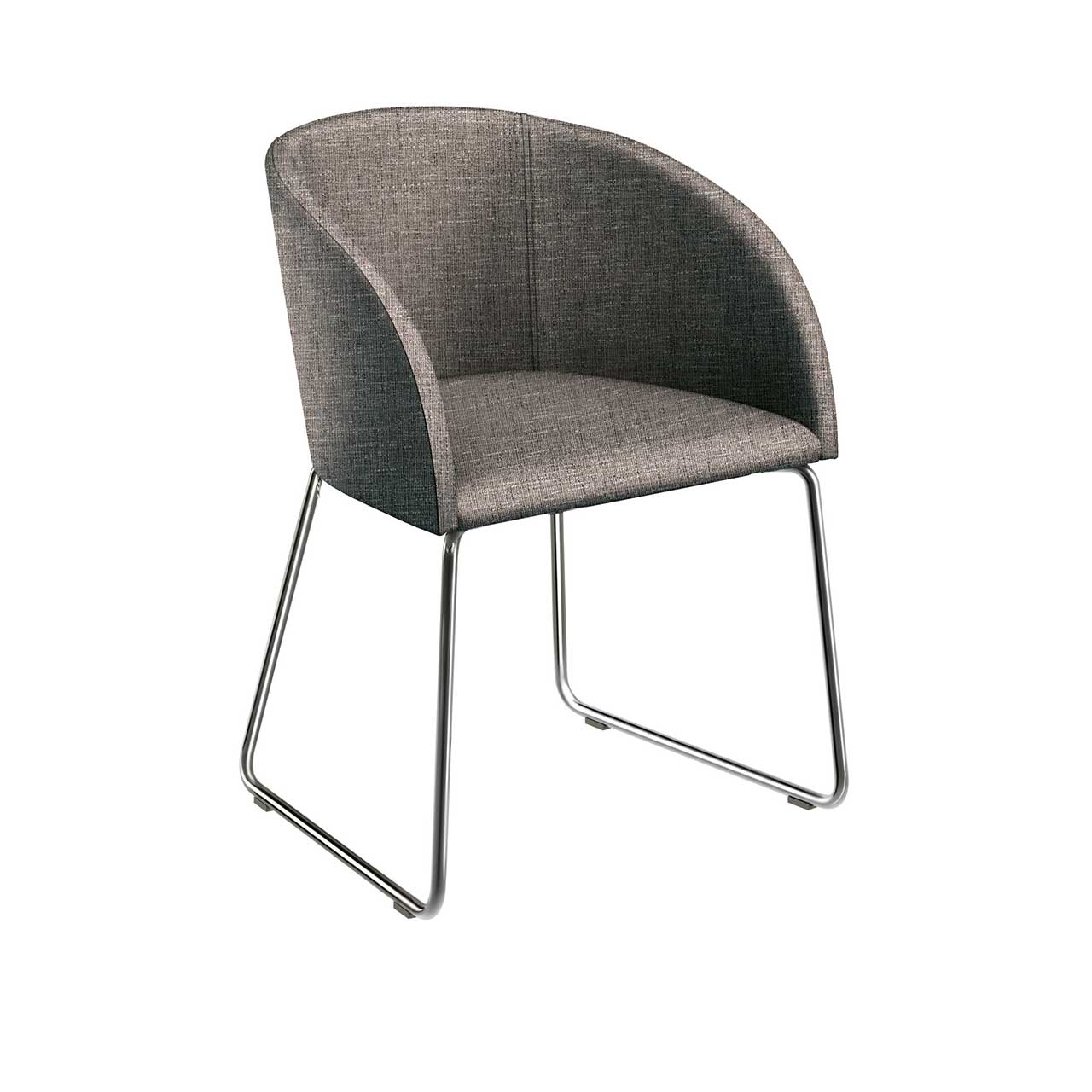 now! by hülsta – dining Stuhl S19-1 Stoff taupe S191