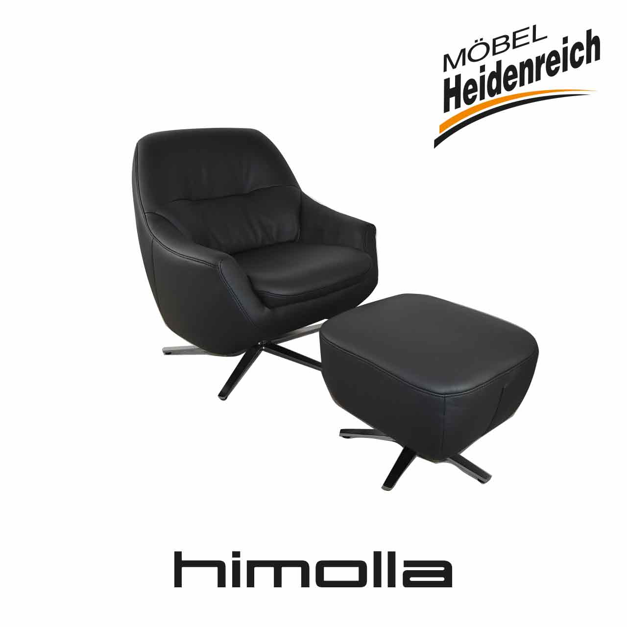 himolla - Sessel inkl. Hocker Valencia 33 U + 02 U