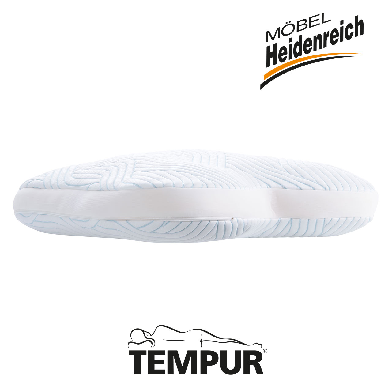 Tempur - All-around Schlafkissen Seitenansicht des Schlafkissens.