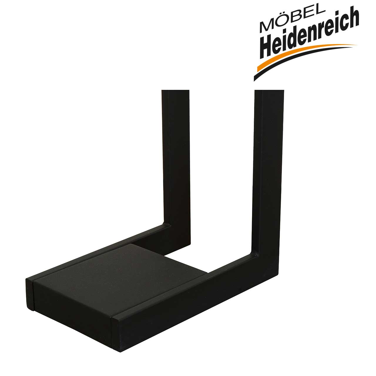 Schwarzer Stahlfuß