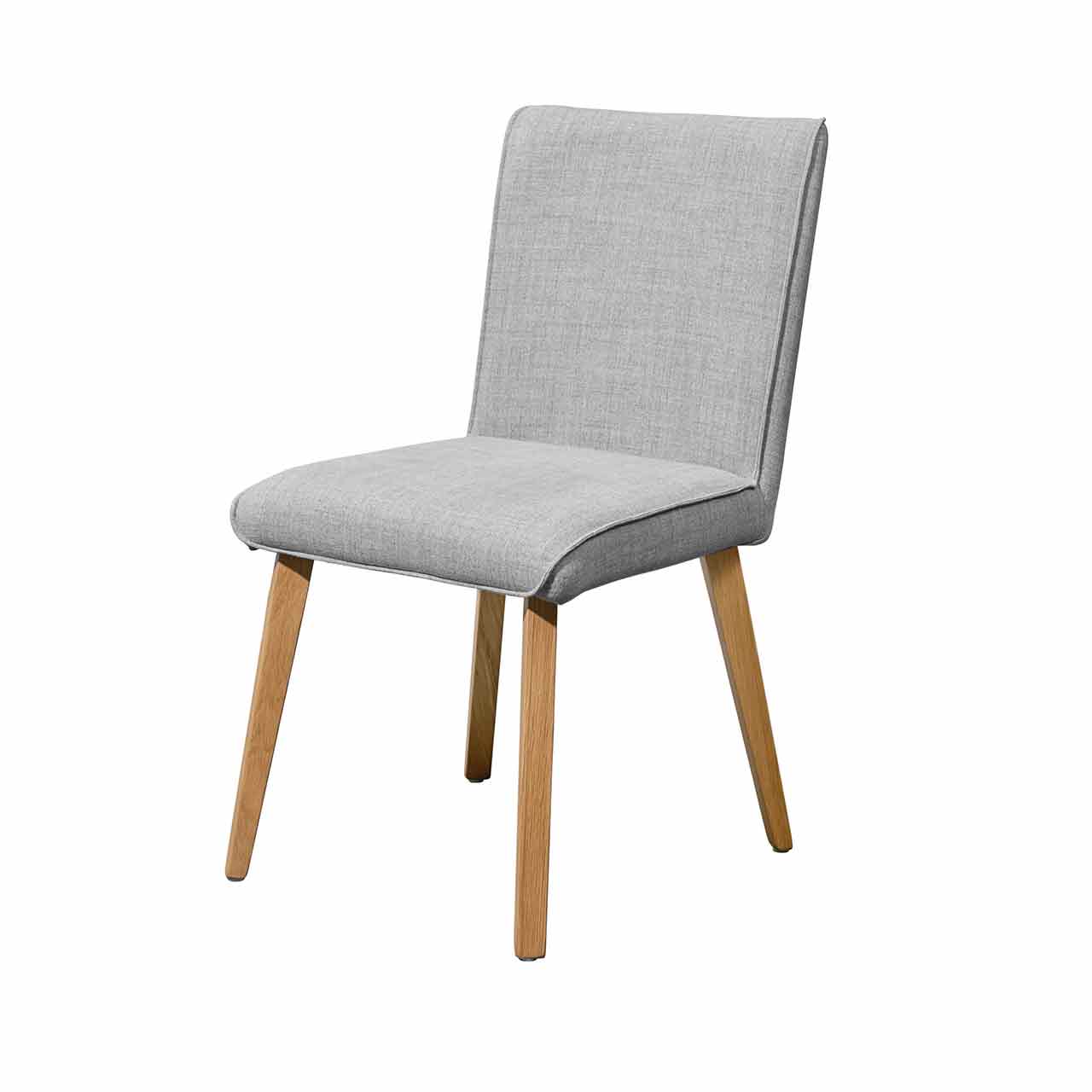 now! by hülsta – dining Stuhl S21-2 4-Fuß hellgrau