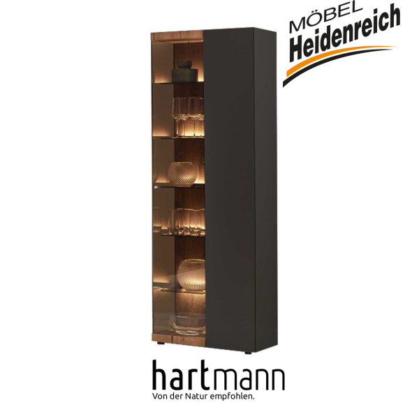 Hartmann Vara - Standvitrine 7210W-0072A re. inkl. Beleuchtung - Lagerware