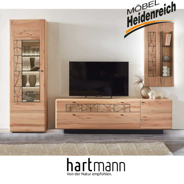 Hartmann Kvik - Wohnwand 5560 Nr. 26 inkl. Beleuchtung