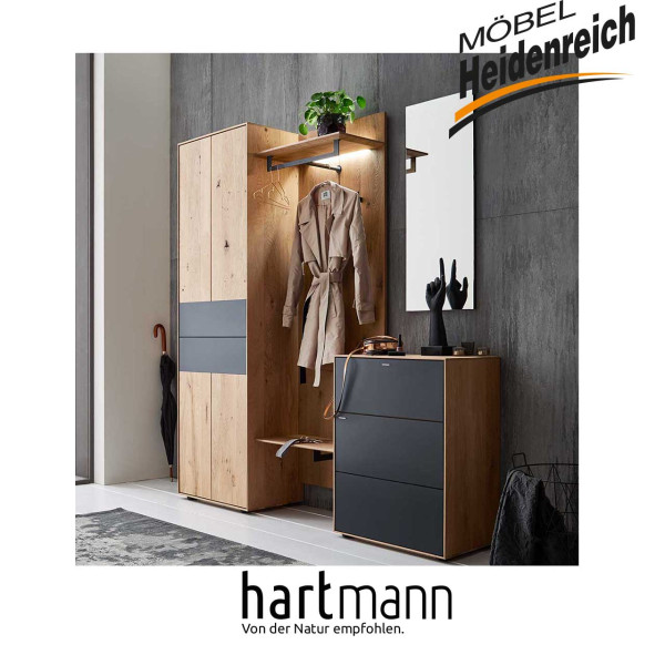 Hartmann Runa - Garderobe 8440 Nr. 112 inkl. Beleuchtung - Lagerware