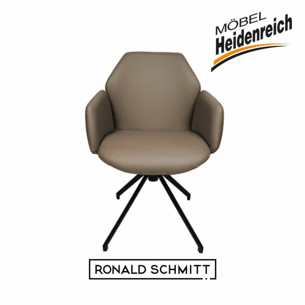 Ronald Schmitt – Drehsessel RST216 | Bezug Leder TOLEDO mocca