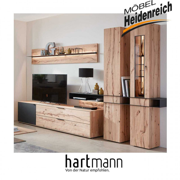 Hartmann Talis - Wohnwand 5510 Nr. 24 - inkl. Beleuchtung - Lagerware