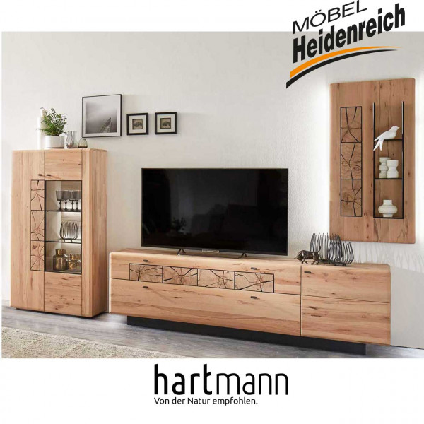 Hartmann Kvik - Wohnwand 5560 Nr. 22 inkl. Beleuchtung