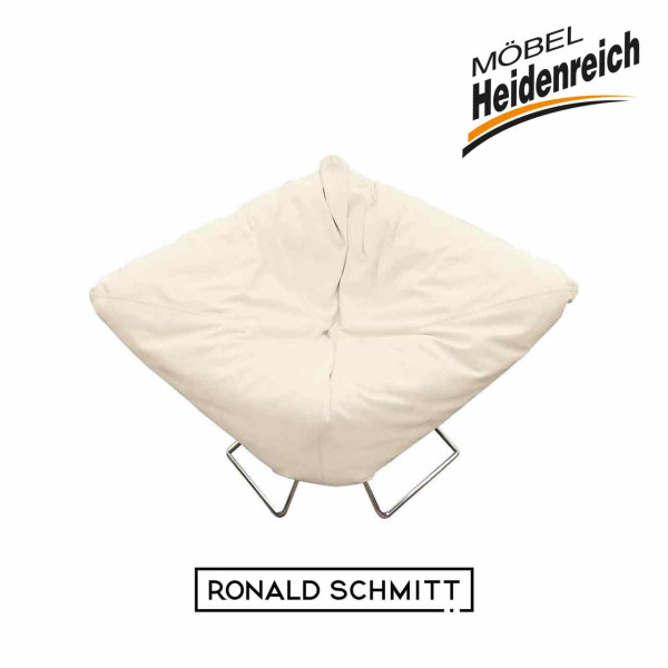 Ronald Schmitt - Sessel Luna RST 133 Leder weiß