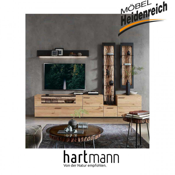 Hartmann Runa - Wohnwand 8410 Nr. 24 inkl. Beleuchtung - Lagerware